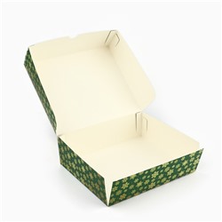 Упаковка для кондитерских изделий новогодняя «Счастливых мгновений», 20×17×6 см