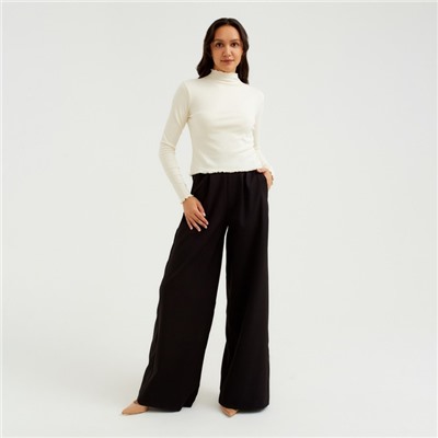 Водолазка женская MINAKU: Basic line, размер 46, цвет экрю