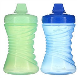 NUK, First Essentials, Fun Grips Hard Spout, Blue/Green, 12+ Months, 2 Cups 10 oz (300 ml)