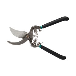 Секатор плоскостной, 8" (20 см), с металлическими ручками, Greengo