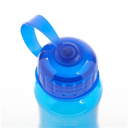 Бутылка для воды, 550 мл, 19×7 см, синяя