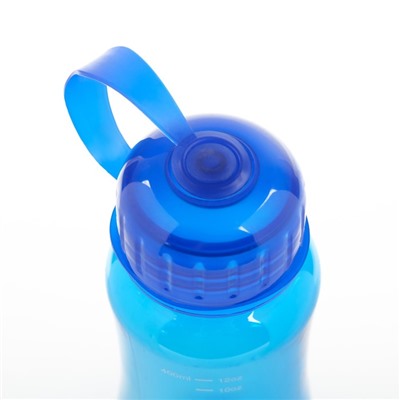 Бутылка для воды, 550 мл, 19×7 см, синяя