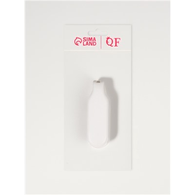 Расчёска массажная, складная, с зеркалом, 3×10 см, белая