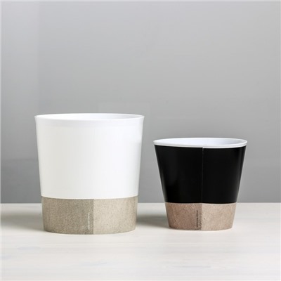 Набор кашпо для цветов 2 в 1 «Мордочки», 0.8 и 1.6 л, 11×12 и 14×14 см