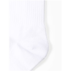Носки спортивные хлопковые Resport, 3 пары, размер 35-38, белые