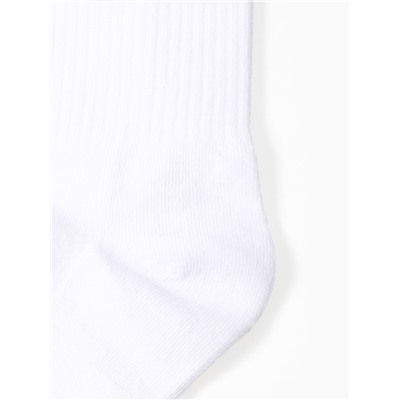 Носки спортивные хлопковые Resport, 3 пары, размер 35-38, белые