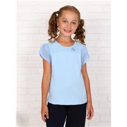 Джемпер Мимоза кор.рукав детский (Голубой)