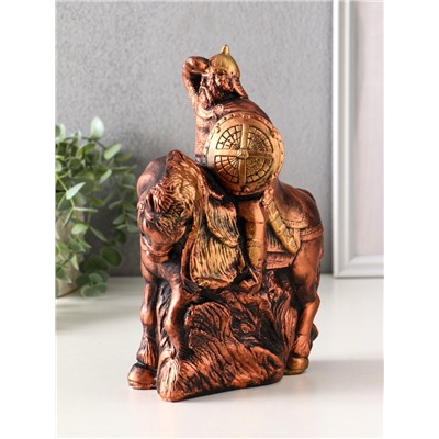 Фигура гипс «Богатырь на коне», 25×19×11 см