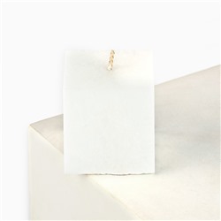 Свеча новогодняя «Куб. Чудес», белая, 5×5 см