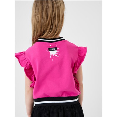 Джемпер трикотажный для девочек (футболка)