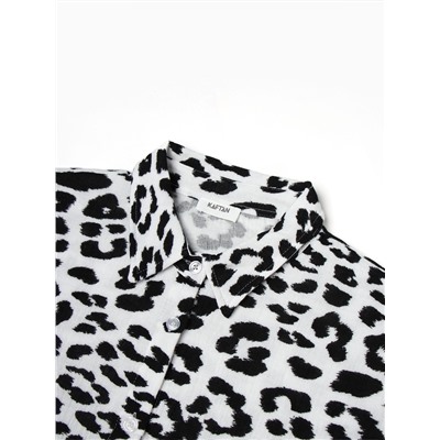 Пижама женская (рубашка, брюки) KAFTAN «Муслин: leopard», размер 48-50