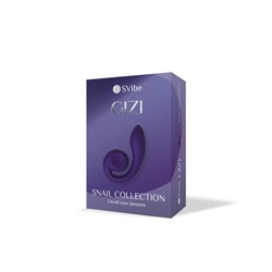 Фиолетовый вибромассажёр SVibe Gizi