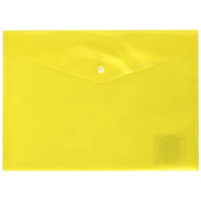 Папка с кнопкой  А4 150мкм непрозр. желтый  NK8015Y inФОРМАТ