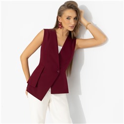 Жилет для уверенности на каждый день, Стильный лидер (бордовый)