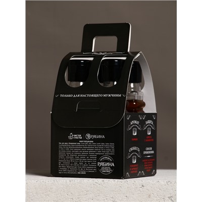 Гель для душа «Крутой мужик», набор 4 шт. × 100 мл, Чистое счастье