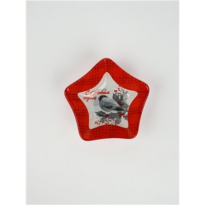 Соусник стеклянный «С Новым годом», набор 3 шт.