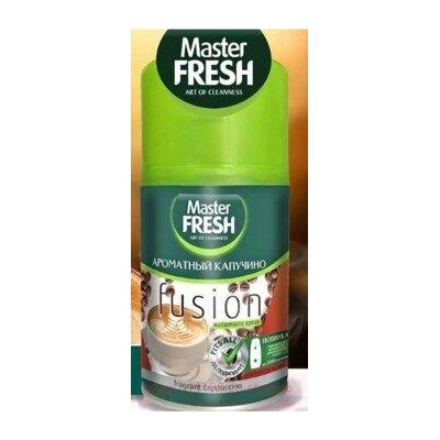 MASTER FRESH Освежитель воздуха GOLD Ароматный капучинно сменный баллон 250 мл