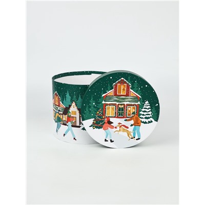 Набор подарочных коробок 5 в 1 «Новый год 2026», щелкунчик, лошадка качалка, 13×14– 19.5×22 см