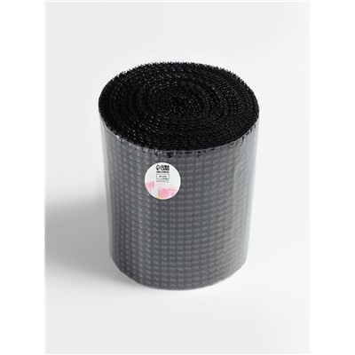 Лента с имитацией страз, 12 см, 9±1 м, чёрная