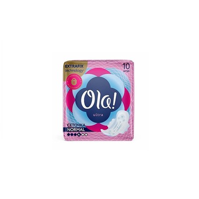 Ola! Ultra Normal Прокладки 10шт Бархатистая сеточка