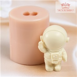 Силиконовый молд, форма для заливки «Космонавт стоит», 6.5×4×3 см