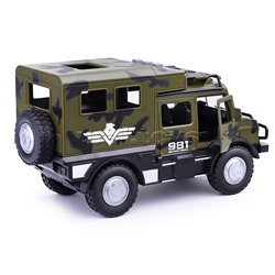 Машина "Военная" на батарейках, в коробке