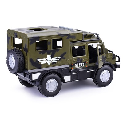 Машина "Военная" на батарейках, в коробке