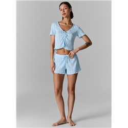 КОМПЛЕКТ ЖЕНСКИЙ (БЛУЗА, ШОРТЫ) 592546