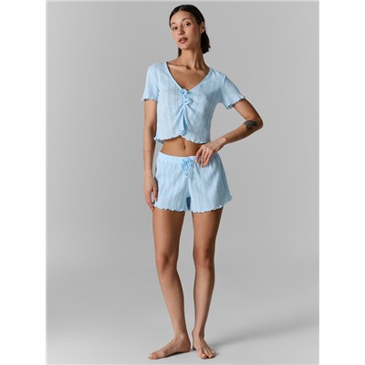 КОМПЛЕКТ ЖЕНСКИЙ (БЛУЗА, ШОРТЫ) 592546