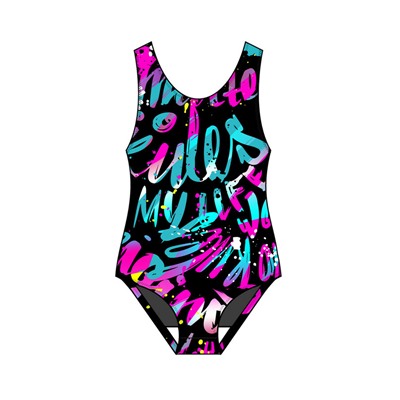 Купальник трикотажный для девочек