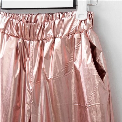 Брюки женские MINAKU: Trend zone, розовые, размер 38 (рост 152 см)