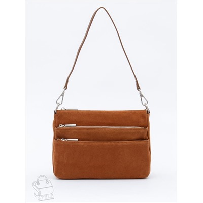 Сумка женская кожаная 8269PEF brown Polina&Eiterou