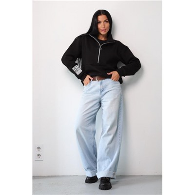 Толстовка женская ТЖК01 (Черный)