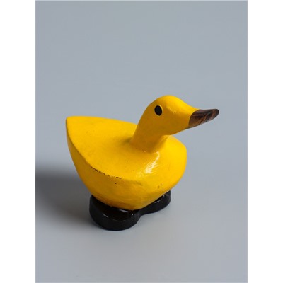 УЦЕНКА Сувенир «Уточка жёлтая» дерево 15×7×11 см
