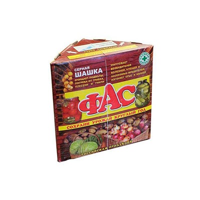 СЕРНАЯ ШАШКА ФАС треугольная 300гр/30