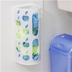 Корзина для пакетов Darel plastic «Яблоко», пластик, 16×13.5×37.5 см, МИКС