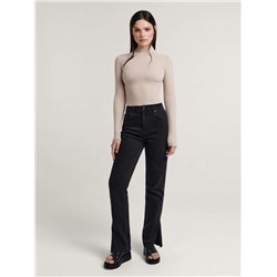 Брюки джинсовые женские CONTE CON-485 Джинсы прямого кроя c разрезами по бокам