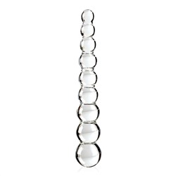 Стеклянная анальная елочка Icicles No.2 - 21,6 см.