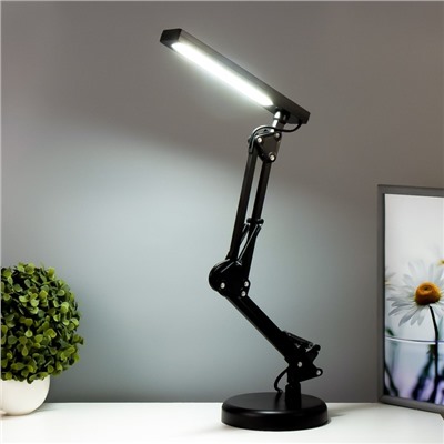 Настольная лампа «Брина» LED 7 Вт черный 14.5×14.5×67 см RISALUX