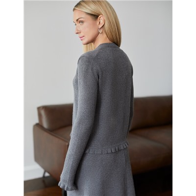 Кардиган из пряжи с кашемиром