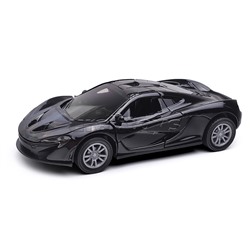 Чёрная инерционная машинка Спорт die-cast,1:32, открывающиеся двери