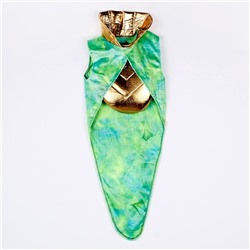 Карнавальный костюм детский «Новогодняя змея»: жилетка, нагрудник, шапка, нарукавники, рост 116-128 см