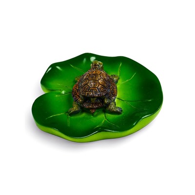 Садовая фигура из полистоуна «Черепашки», 10×11×6 см, плавающая