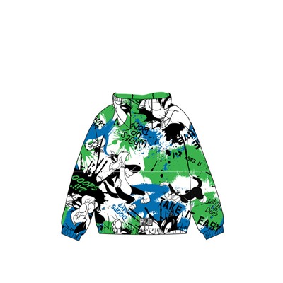 Куртка текстильная с полиуретановым покрытием для мальчиков (ветровка)