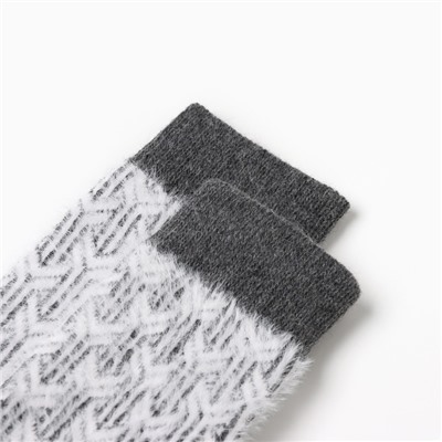 Носки женские махровые MINAKU, серые, размер 36-41