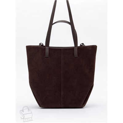 Сумка женская кожаная 2403YF d.coffee Polina&Eiterou