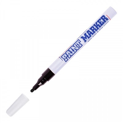 Маркер-краска Тонкий (Paint Slim) 2мм черная SPM-01 MunHwa