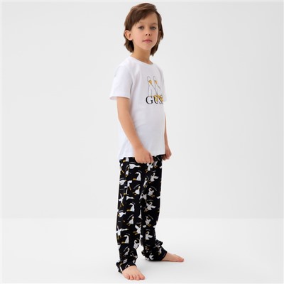 Пижама детская (футболка и брюки) KAFTAN Gussi, размер 28 (86-92 см)