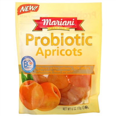 Mariani Dried Fruit, Premium, Probiotic Apricots, 6 oz (170 g)