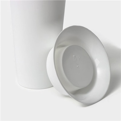 Ваза для цветов под срезку Альтернатива, 3 л, пластиковая, белая